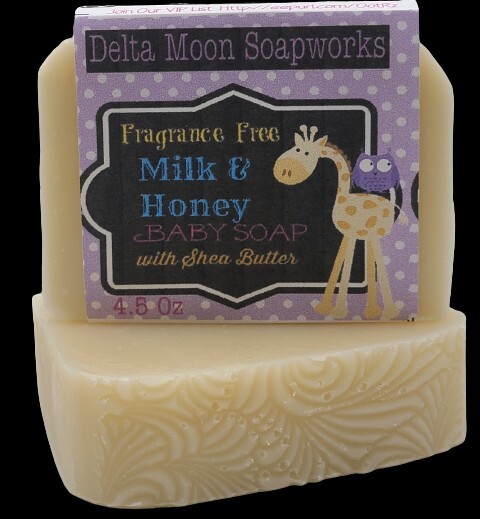 Handmade Fragrance Free Goat Milk Soaps, Shea Butter, Oatmeal, Ships Fast