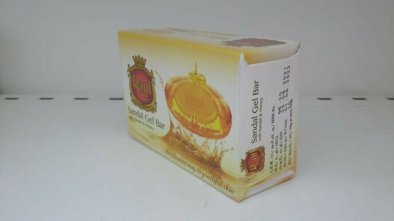 Rani SANDALWOOD Gel Bar and Natural Honey trust with cooling perfume care skin