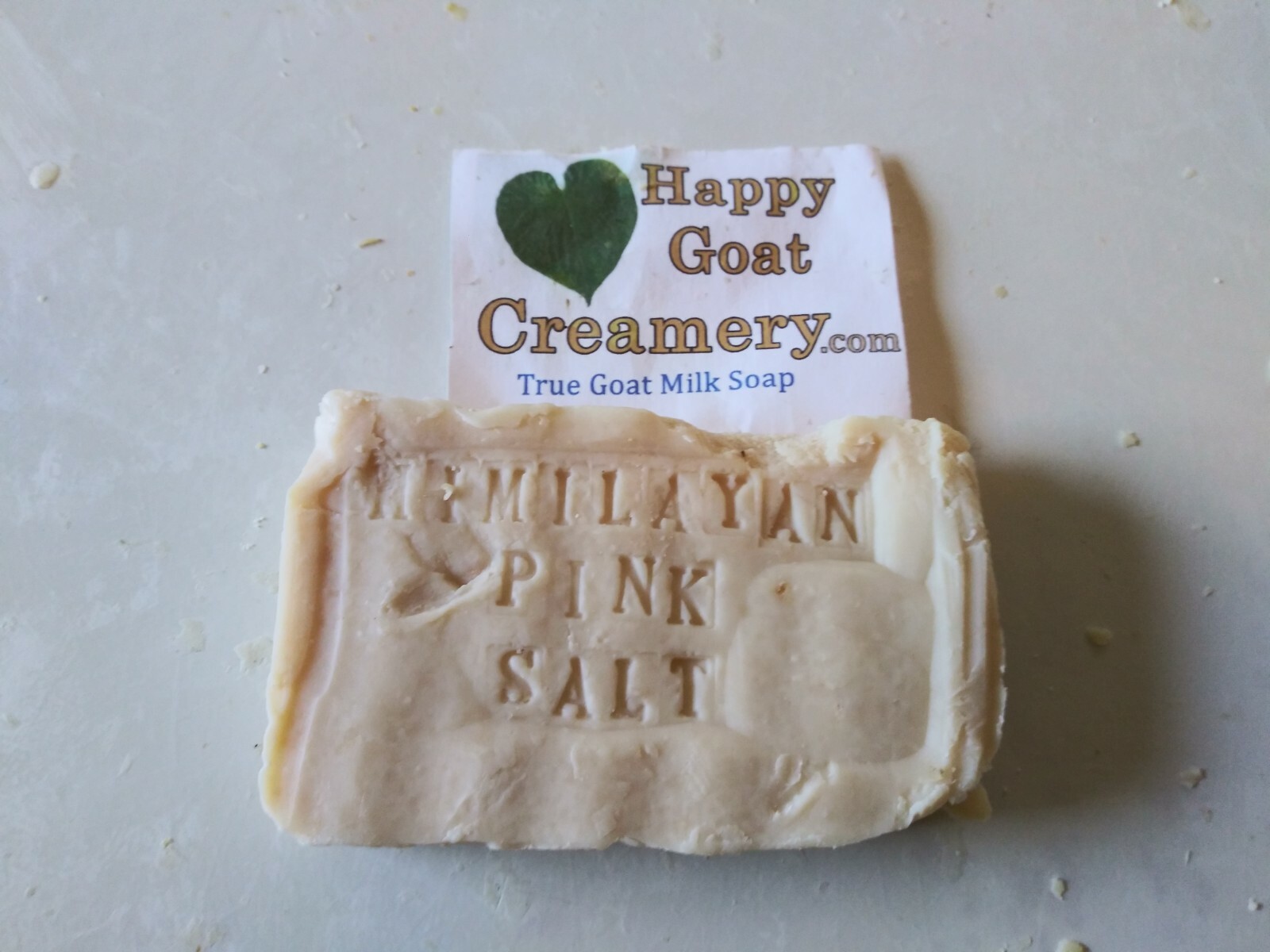 12 BARS RAW GOAT MILK SOAP HAPPY GOAT CREAMERY OATMEAL & HONEY LAVENDER SPEARMIN