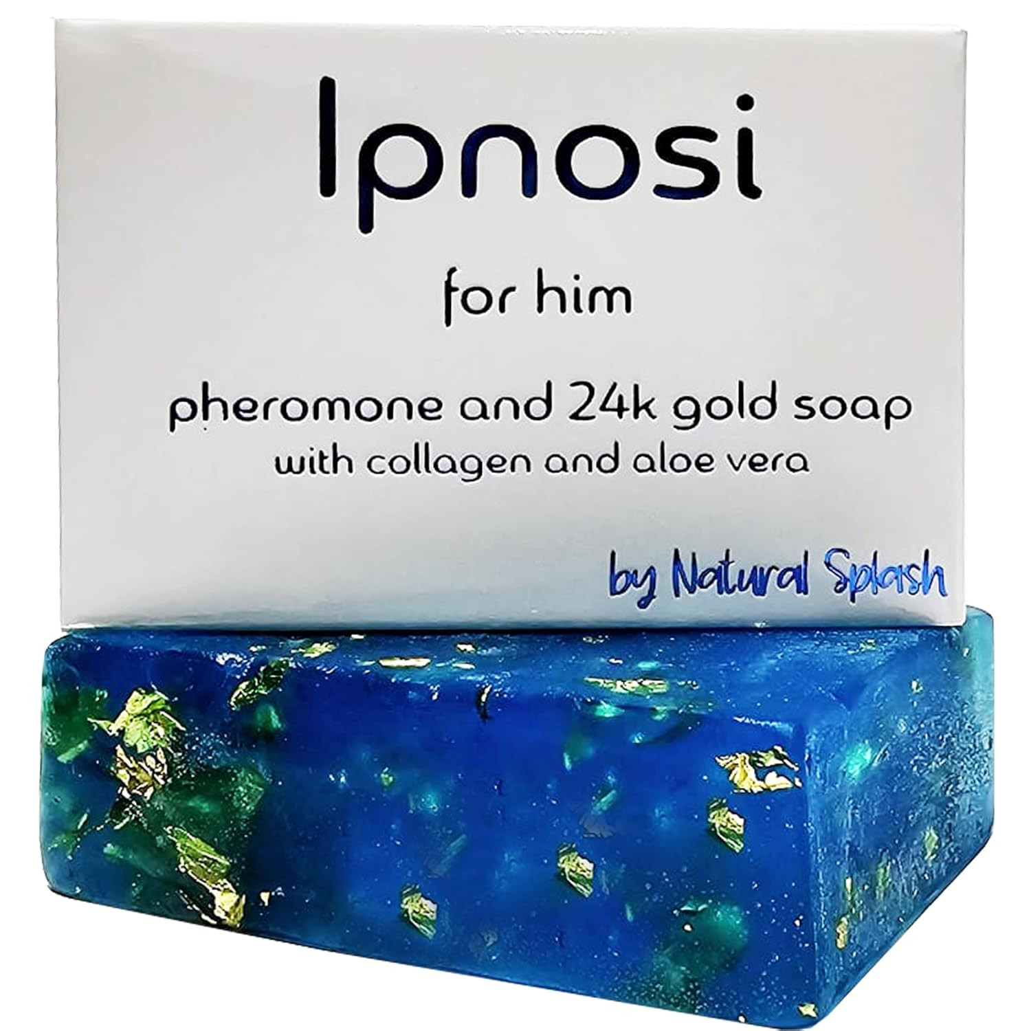 Lpnosi Pheromone Soap for Women, Luxurious Bar with 24K Gold, Collagen & Aloe Ve