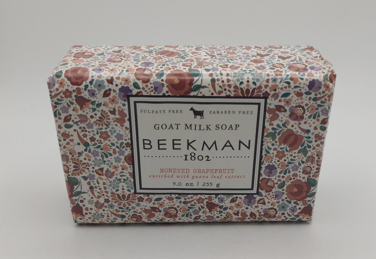 NEW Beekman 1802 Honeyed Grapefruit Pure Goat Milk Soap Bar 9oz