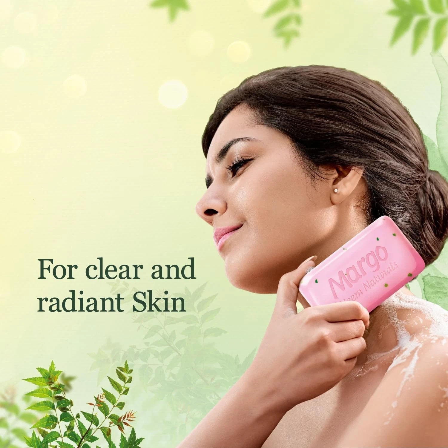Margo Neem Naturals Soap For Clear Radiant Skin Pack of 5x100g Each Packs