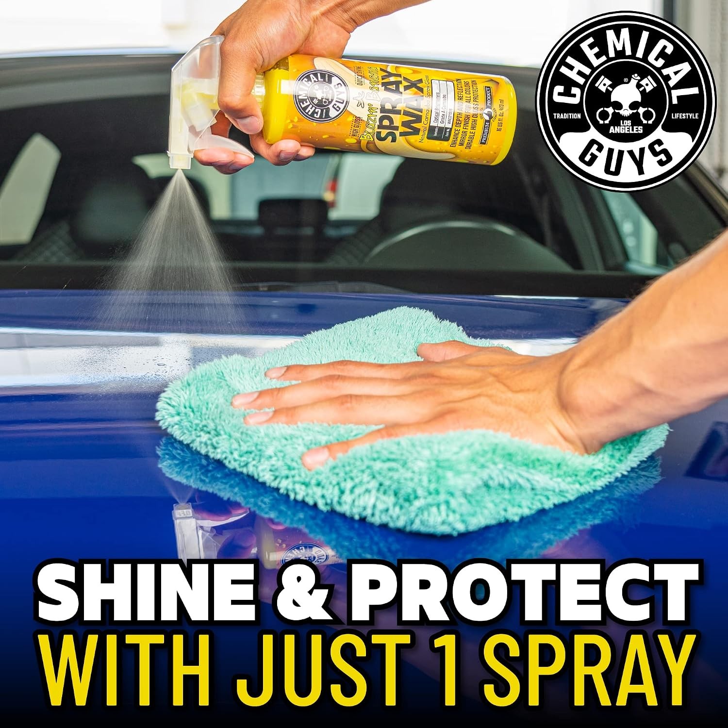 Chemical Guys Blazin Banana Carnauba Car Wax Spray High Gloss Carnauba Wax