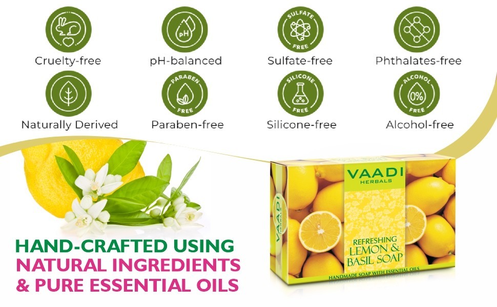 Refreshing Lemon and Basil Soap – Each 2.65 Oz, Pack of 12(32 Ounces)