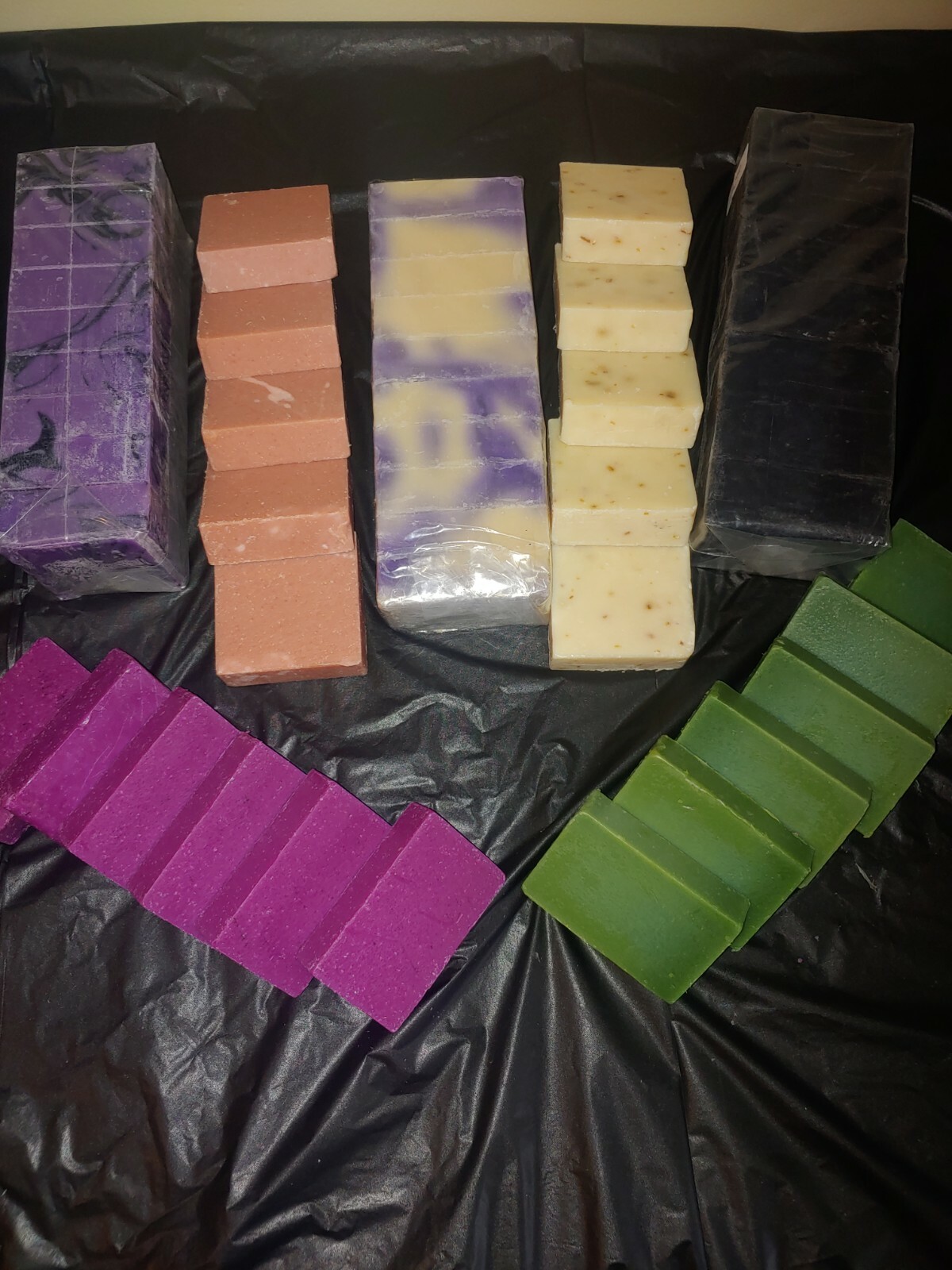 Soap bundle lot Bulk Clearance Discounted Handmade 2 1/2 pounds of soap bars.