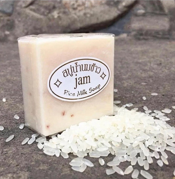 Thai Rice Milk Collagen Soap Perfect Acne Hydrates Skin Set Of 4