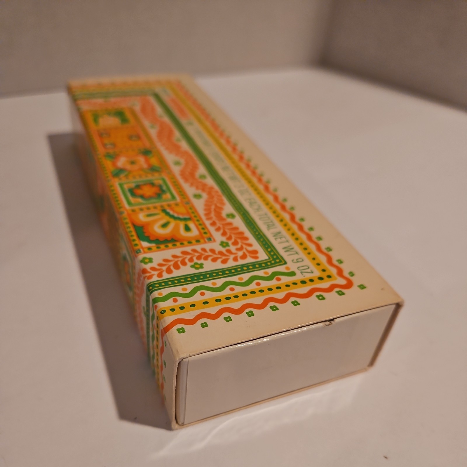 3 Avon PATCHWORK Perfumed Soaps ORANGE YELLOW GREEN Vintage 2 Soaps New
