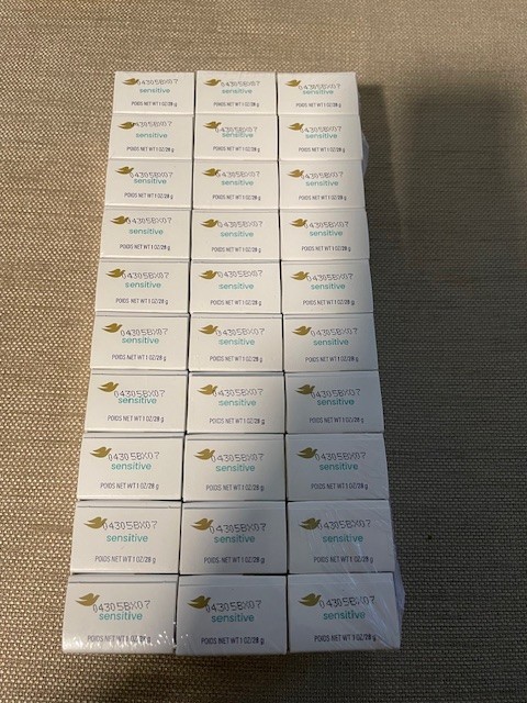 Dove Sensitive Skin Travel Size 1 oz Bars Case/30 NIB Fragrance Free