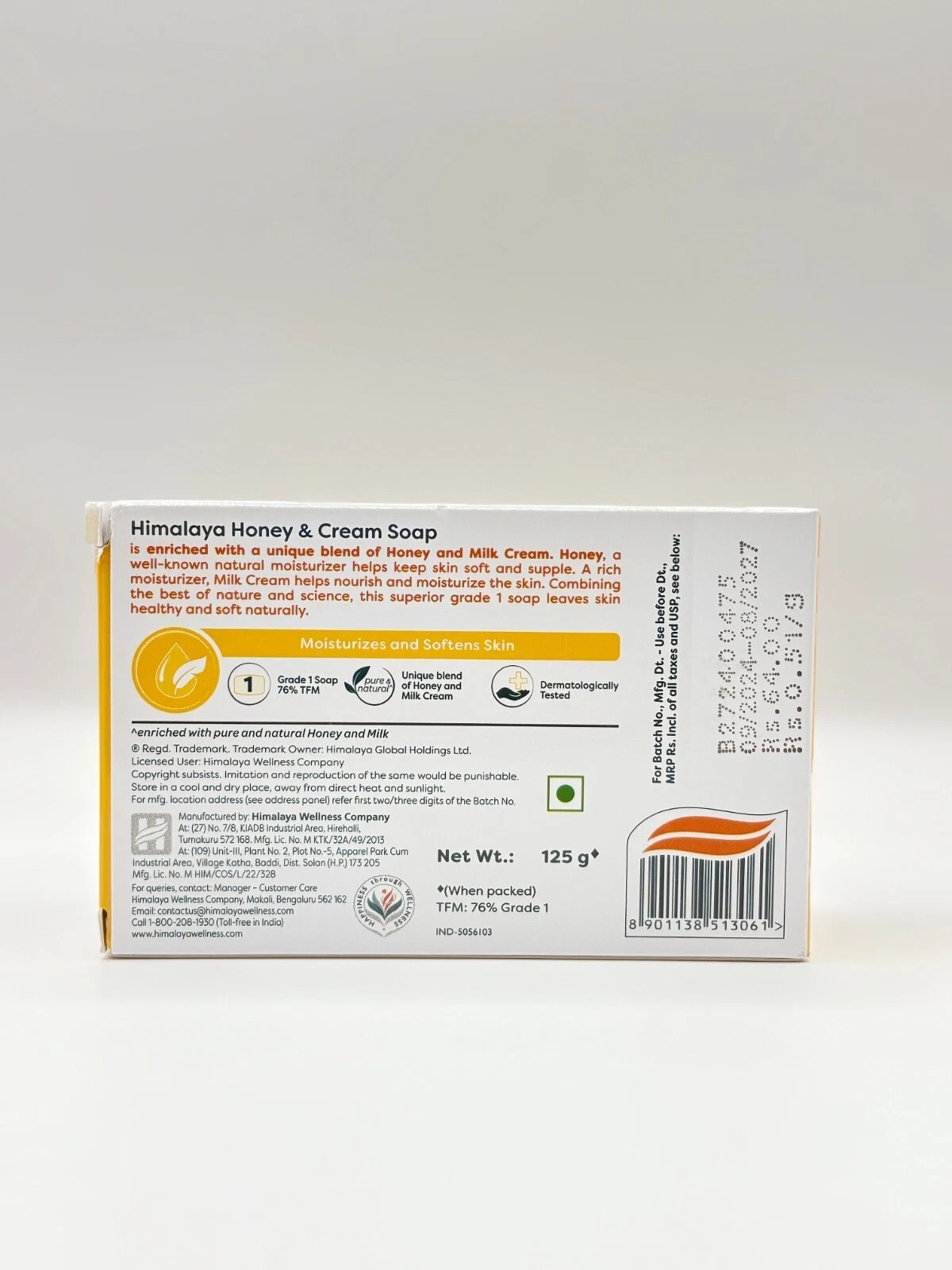 Himalaya Herbals Honey & Cream Soap 125 gm, FREE SHIPPING, USA SELLER
