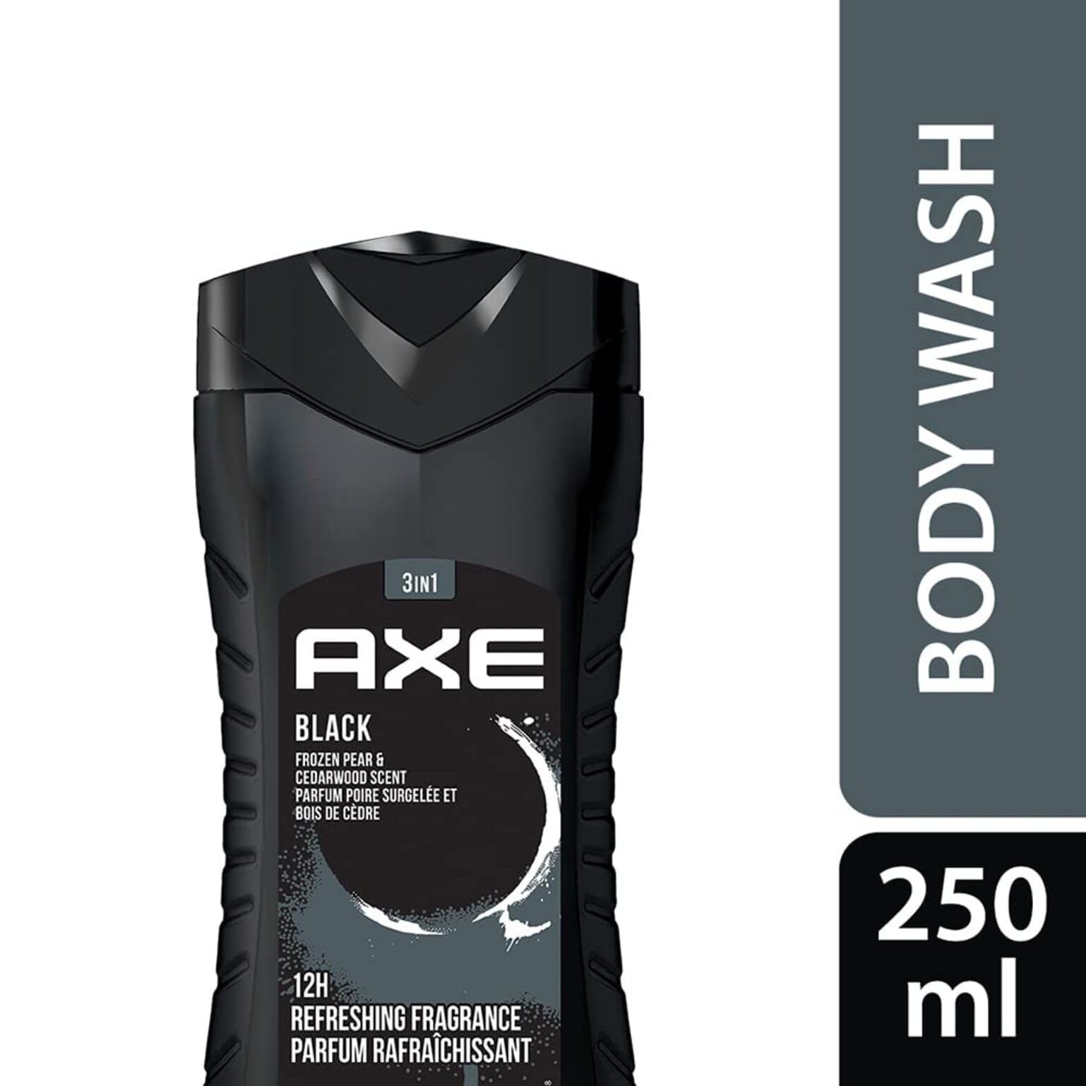 AXE Black- Frozen Pear & Cedarwood Scent 3 in 1 Body 8.4 Fl Oz (Pack of 1)