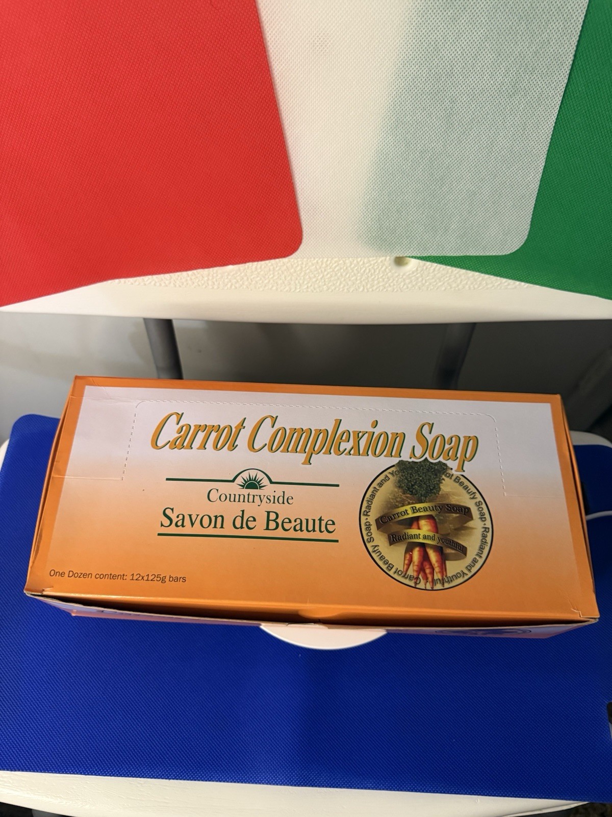 Countryside Savon de Beaute Carrot Beauty Bar 4.4oz Paraben-Free Soap
