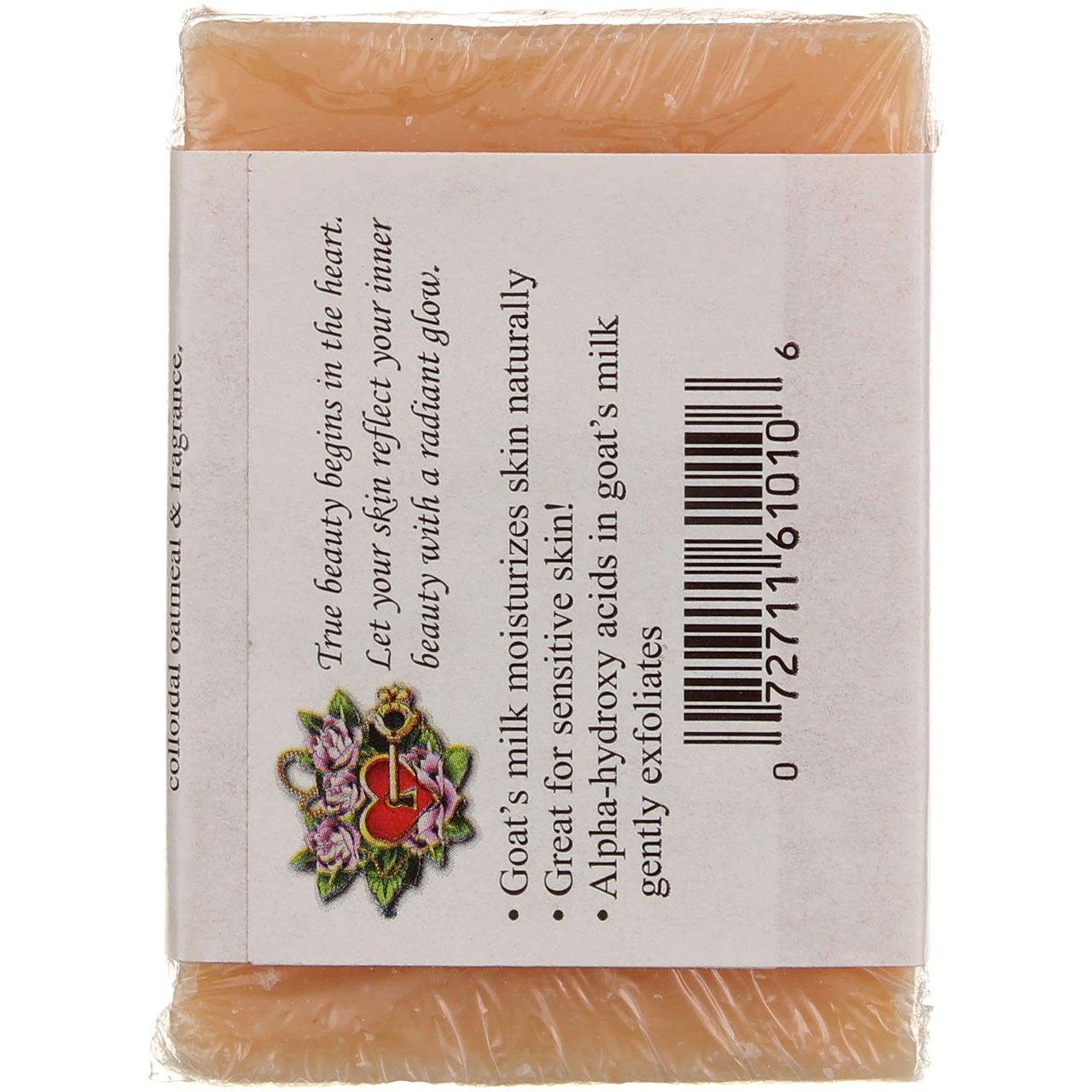 Grandma’s Pure & Natural Beauty Bar Goat’s Milk Bath Soap, 4 oz