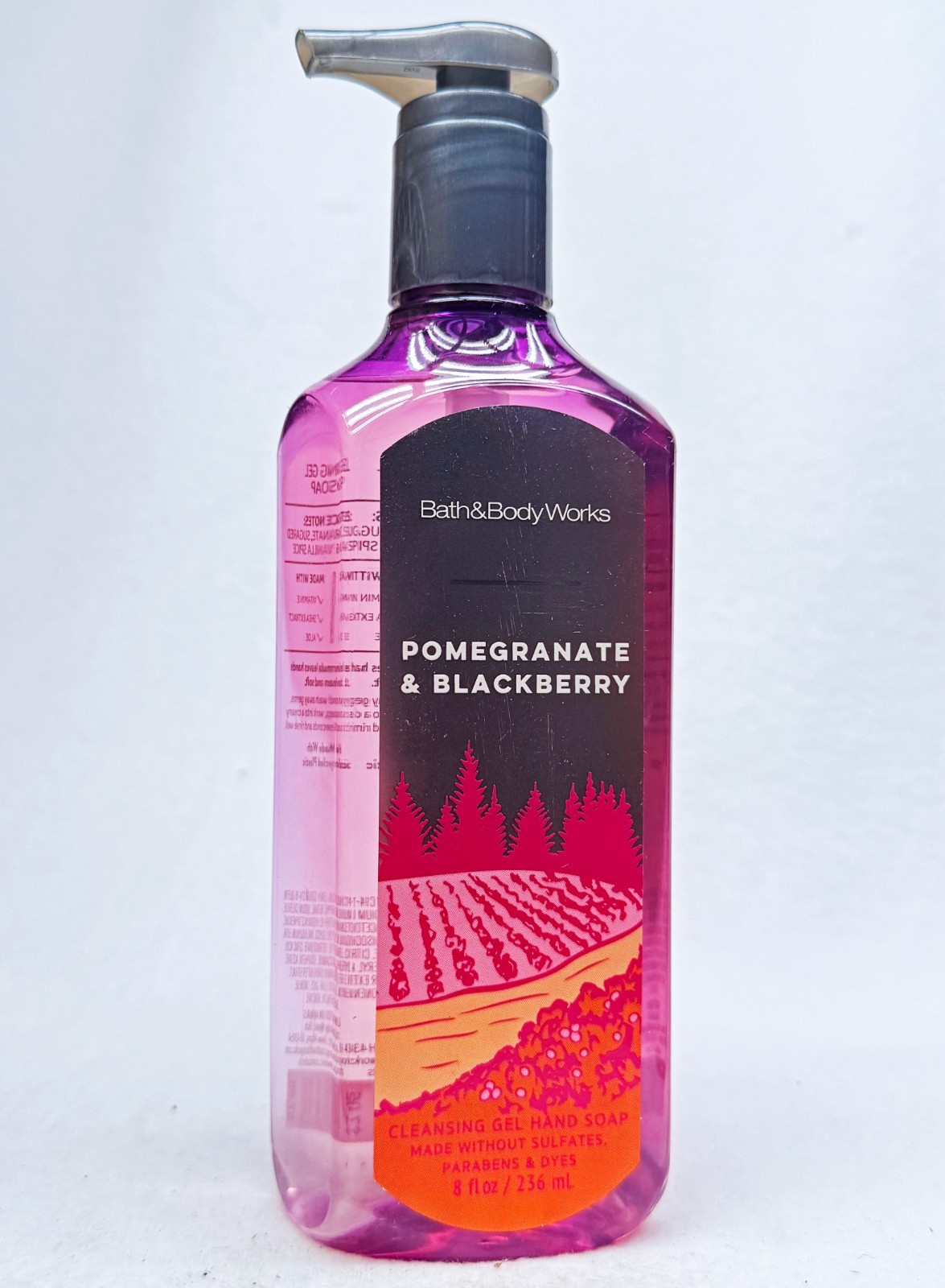 1 Bath & Body Works POMEGRANATE BLACKBERRY Cleansing Gel Hand Soap 8.0 oz