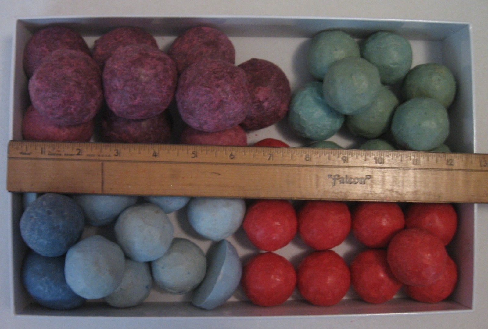 Small Decorative Soap Balls Lot of 40 *4 lbs* Colorful Handmade Soapmaking Mini