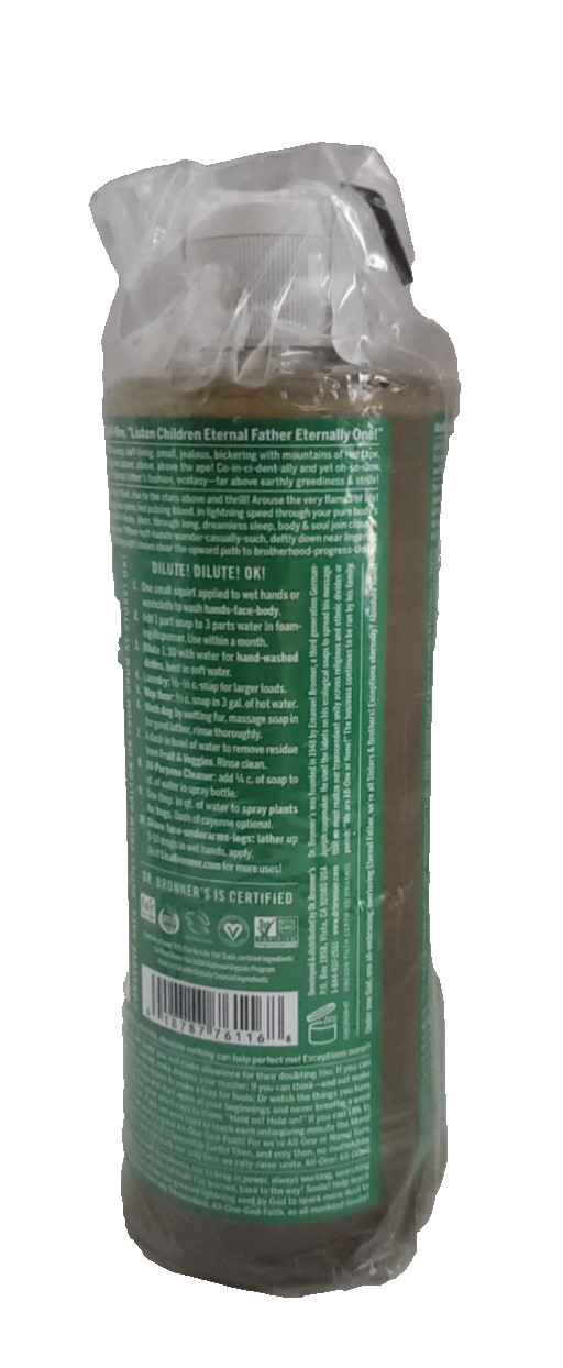 Dr Bronner’s 18-In-1 Hemp Almond Pure-Castile Soap 16fl oz 473ml