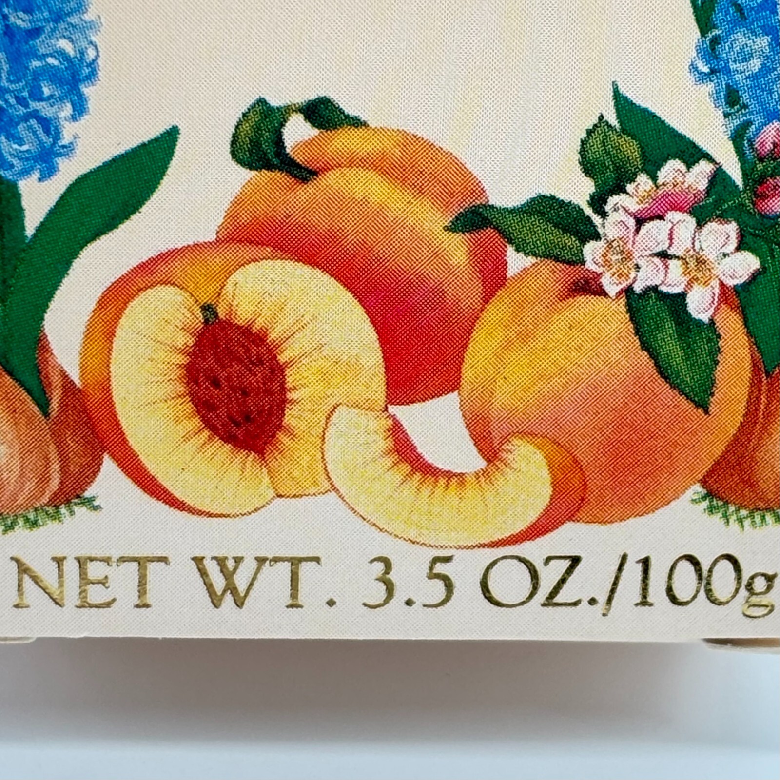 Victoria Secret English Harvest Peach Hyacinth Crystalline Soap 3.5 oz NIB VTG