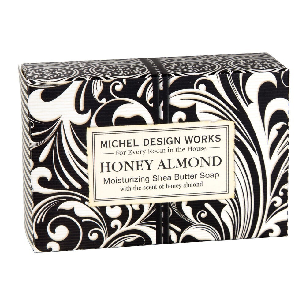 Michel Design Works Honey Almond Shea Butter Soap Bar Cherry Vanilla Honey Scent