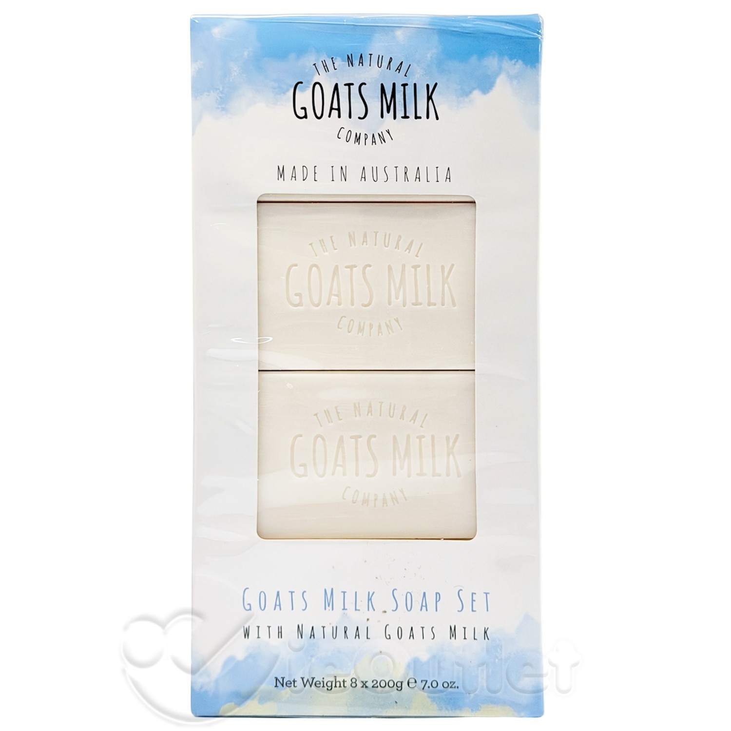 8-PACK The Natural Goats Milk Company Bar Soap w/ Shea Butter -Made In Australia