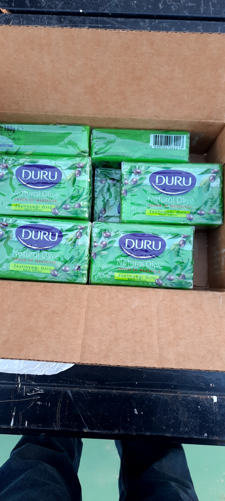 DURU NATURAL OLIVE OIL BAR CASTILE BATH SOAP 11 BARS 6 OZ 180G