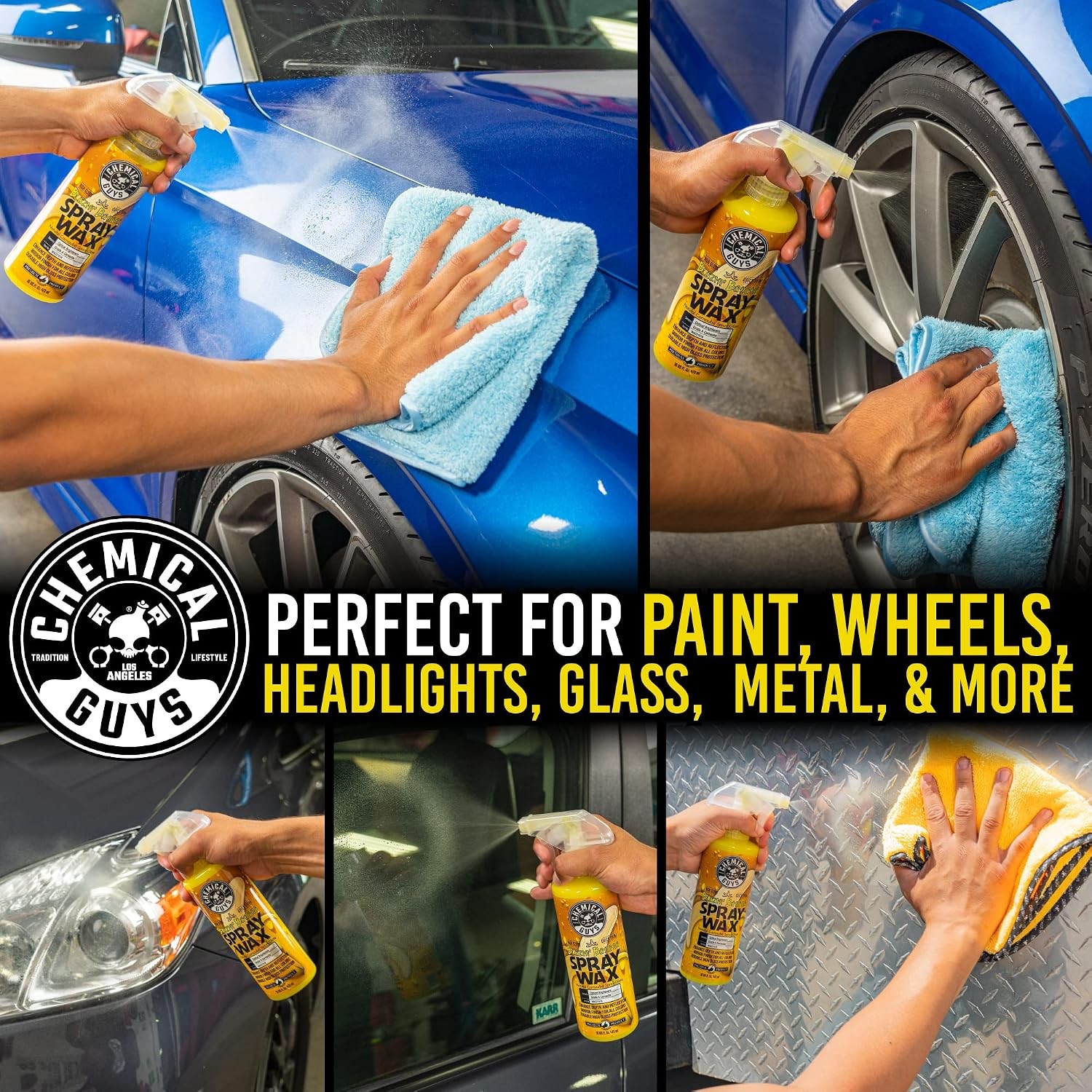 Chemical Guys Blazin Banana Carnauba Car Wax Spray High Gloss Carnauba Wax