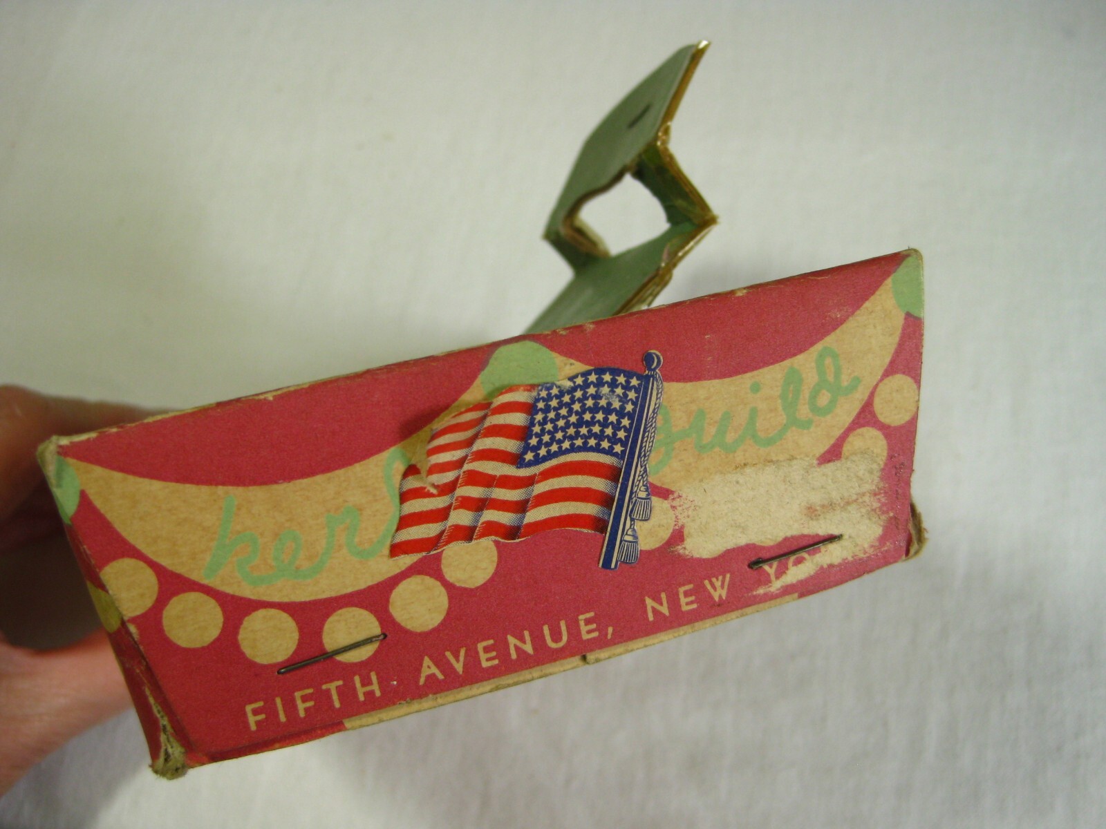 Vintage 40s Novelty Ice Cream Cone Pure Soap in Cardboard Carrier FUN in the TUB