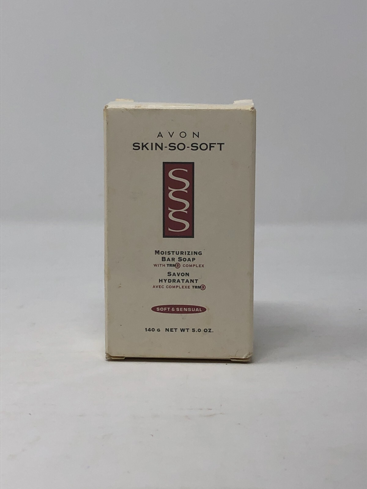 Vintage Avon Skin So Soft Moisturizing Soap Bar PINK