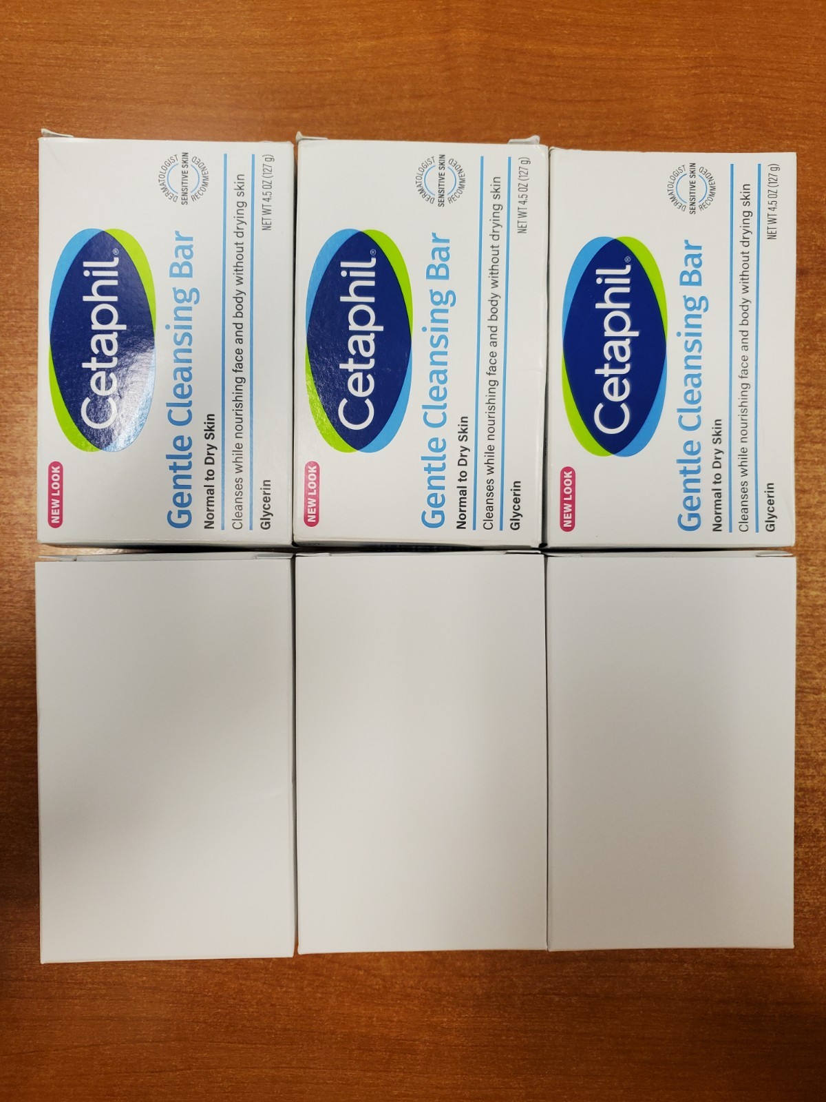 6 Bars: CETAPHIL Gentle Cleansing Bar Soap 4.5 oz. ea. Normal/Dry Skin – R1P2