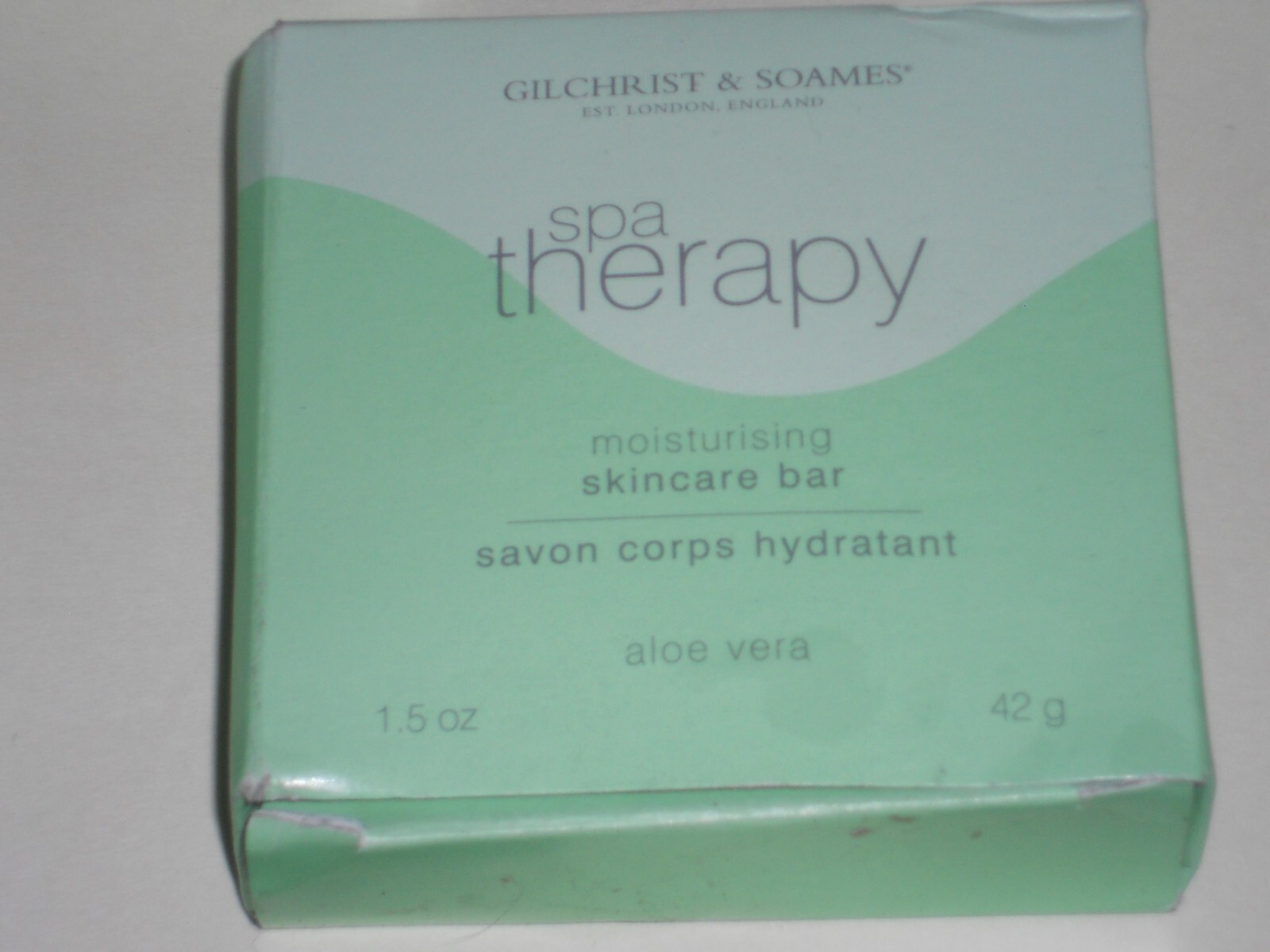 10 Gilchrist & Soames Spa Therapy Soap Bars 1.5oz ea. Aloe Moisturizing Skincare
