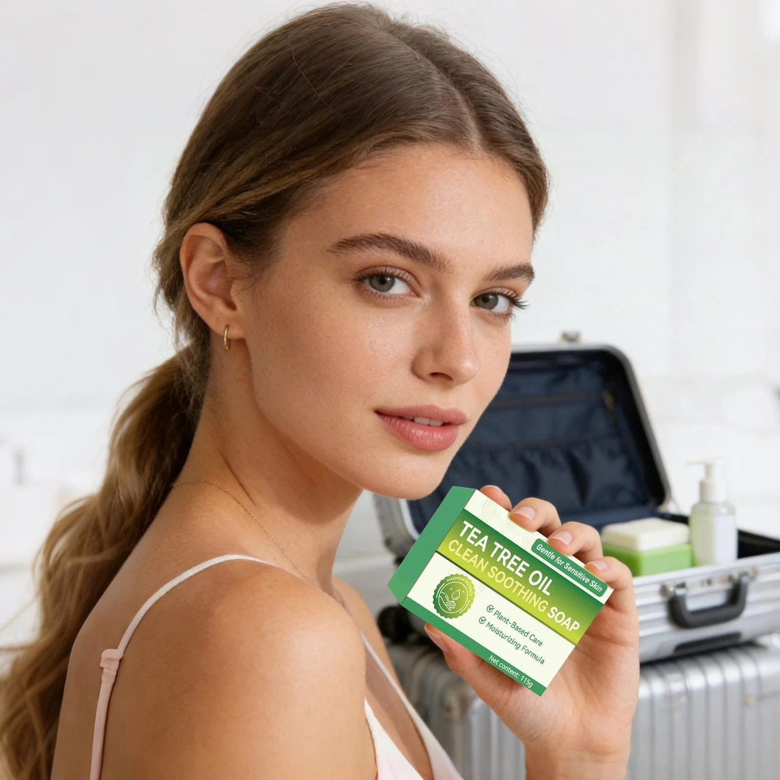 Veloma Soap Antifungal Soap Relief Soap Bar –Body Wash for Face Tea Tree Oil