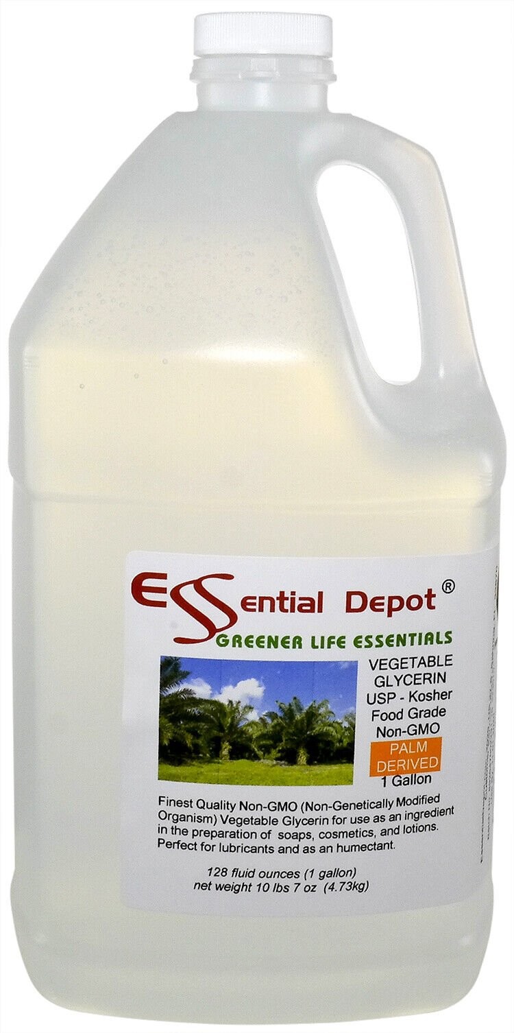 glyCUBE – 3 Gal PALM DERIVED Vegetable Glycerin & 1 Gal Propylene Glycol – USP