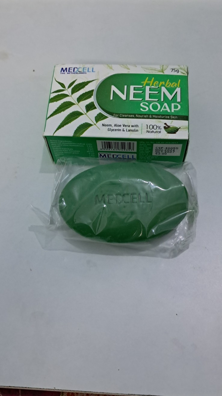Neem Anti Scabies Soap 1 Pack – Powerful Mite & Egg Removal Treatment.