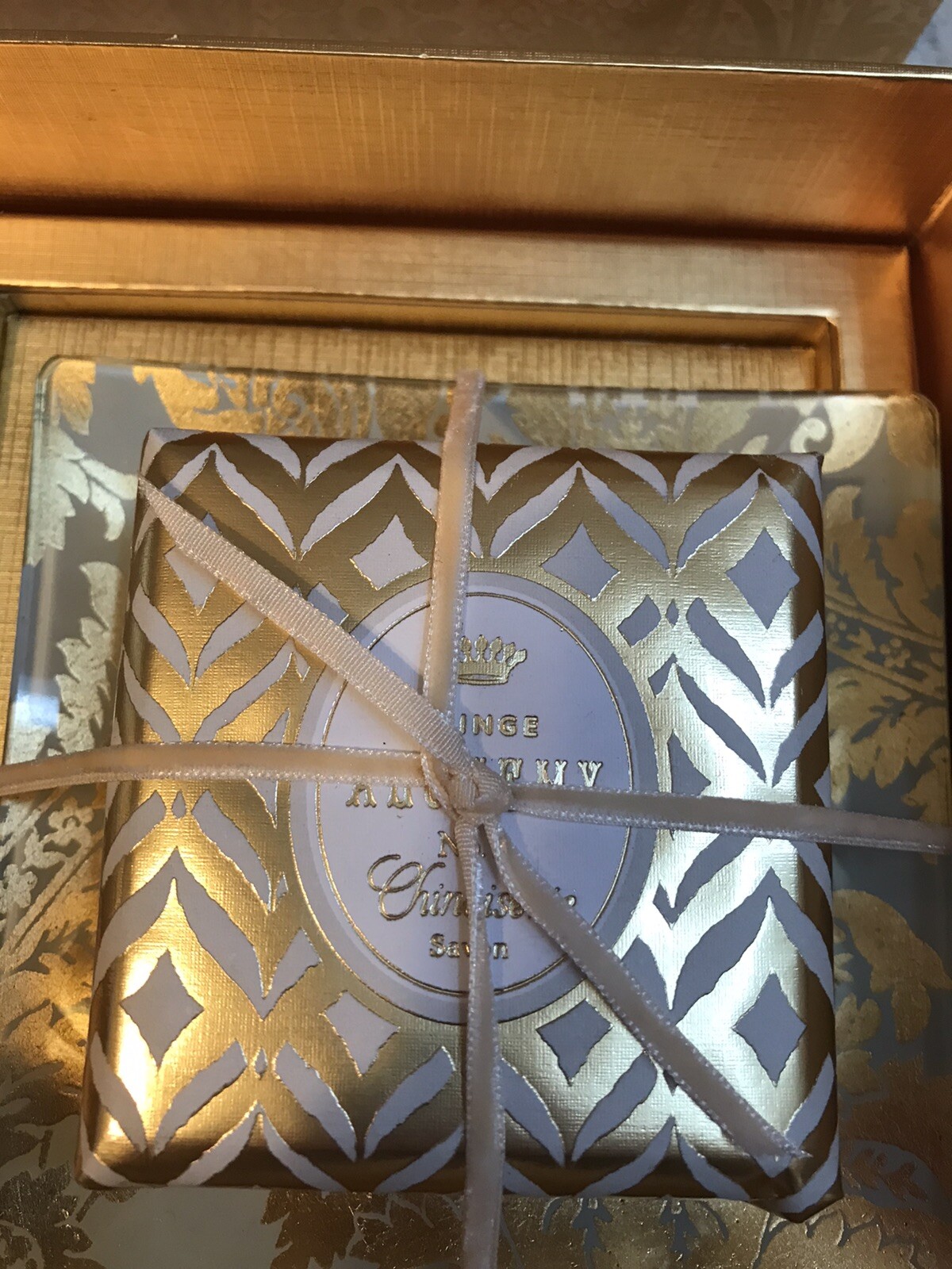 Fringe Alchemy Savon Vanilla Orange Luxury Scented Soap W.TRAY + CANDLE NEW!