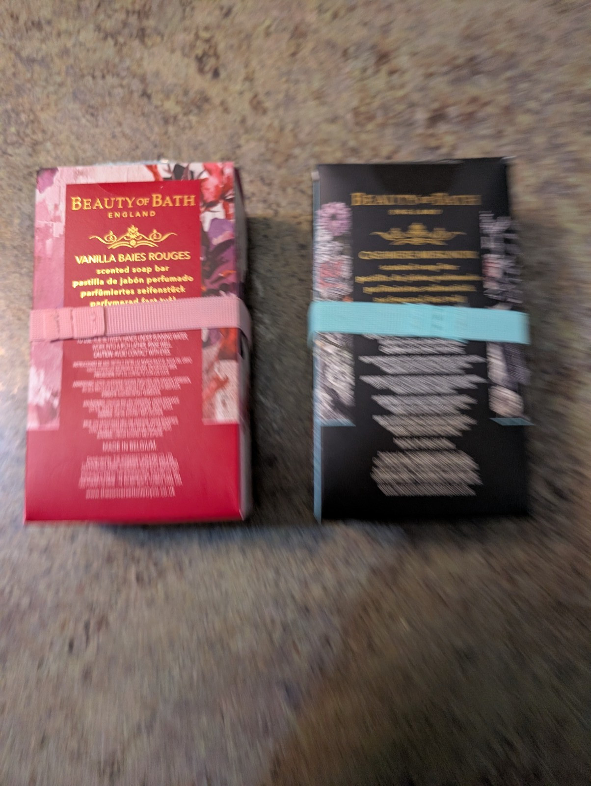 2pc Bath Bar Soap Beauty of Bath England 5.29oz 150g Each NEW SEALED
