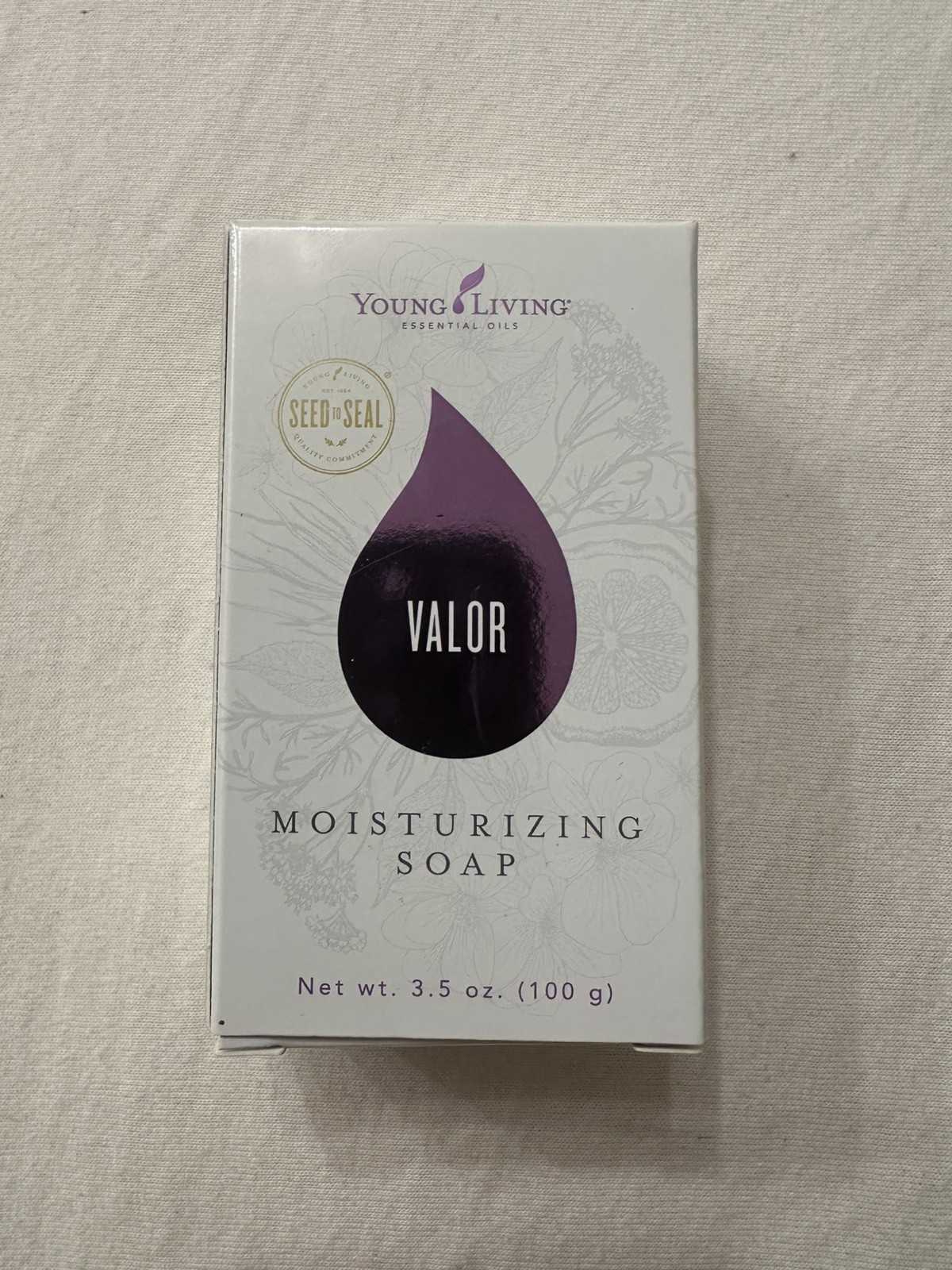 Young Living Essential Oils Valor Moisturizing Soap Bar, Scented – 3.5 oz