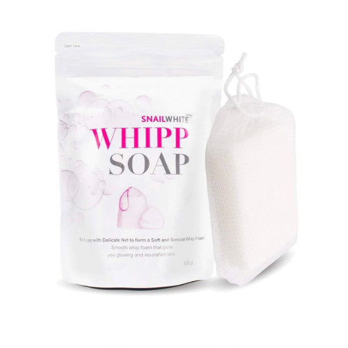 Snail White Whipp Soap Bar Foam with Delicate Softening Namu Life 100g.