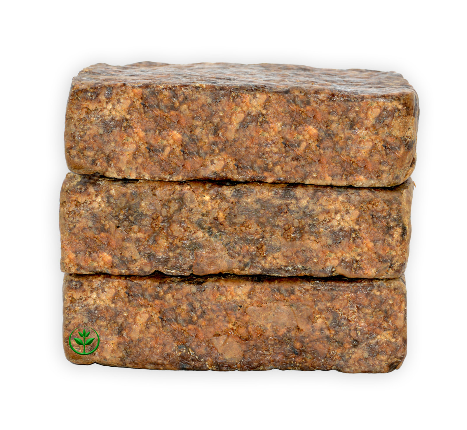 African Black Soap Raw Bar 8 oz. 100% Pure Natural Organic Ghana Face Body Wash