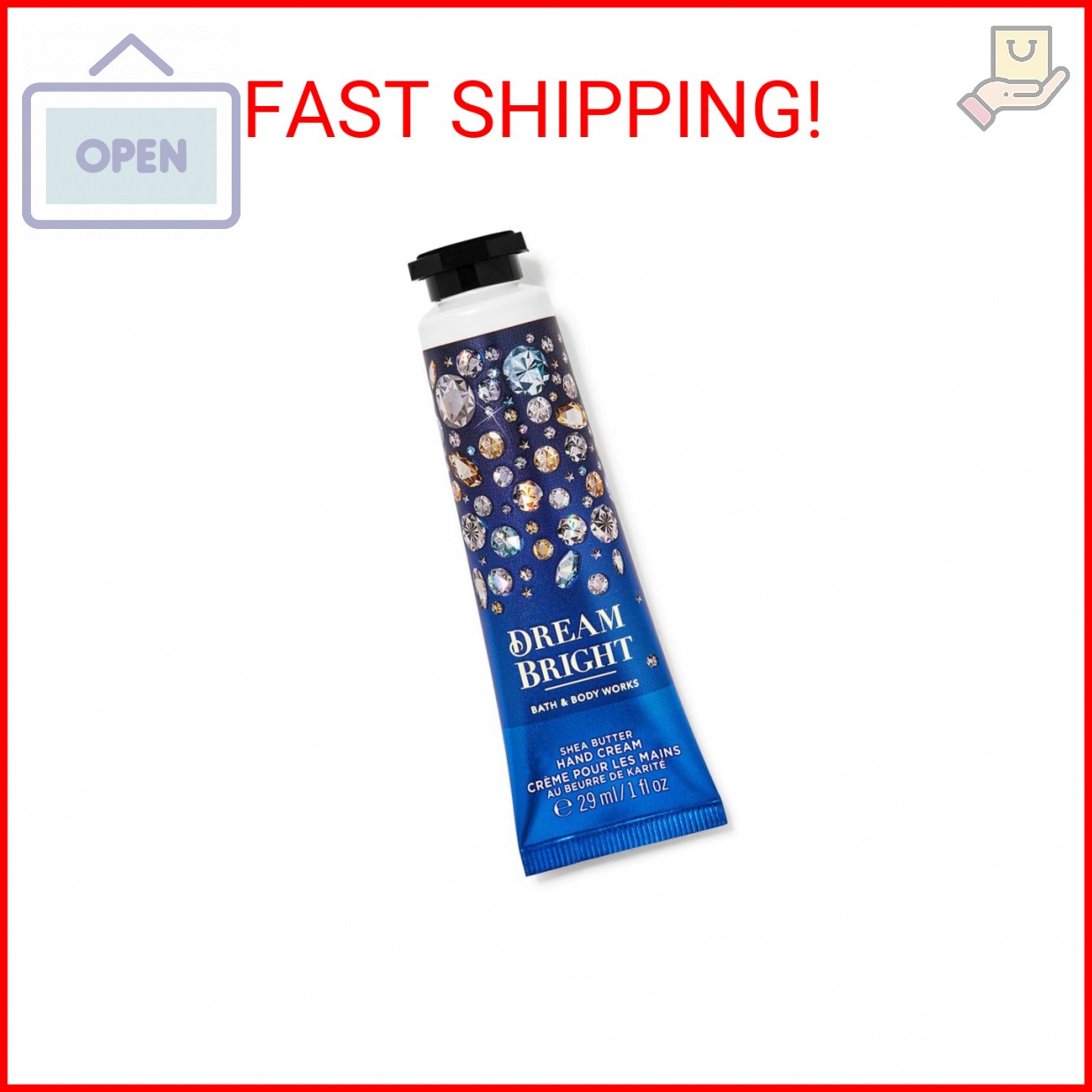Bath & Body Works Shea Butter Hand Cream Travel Size1.0 Fluid Ounce (Dream Brigh
