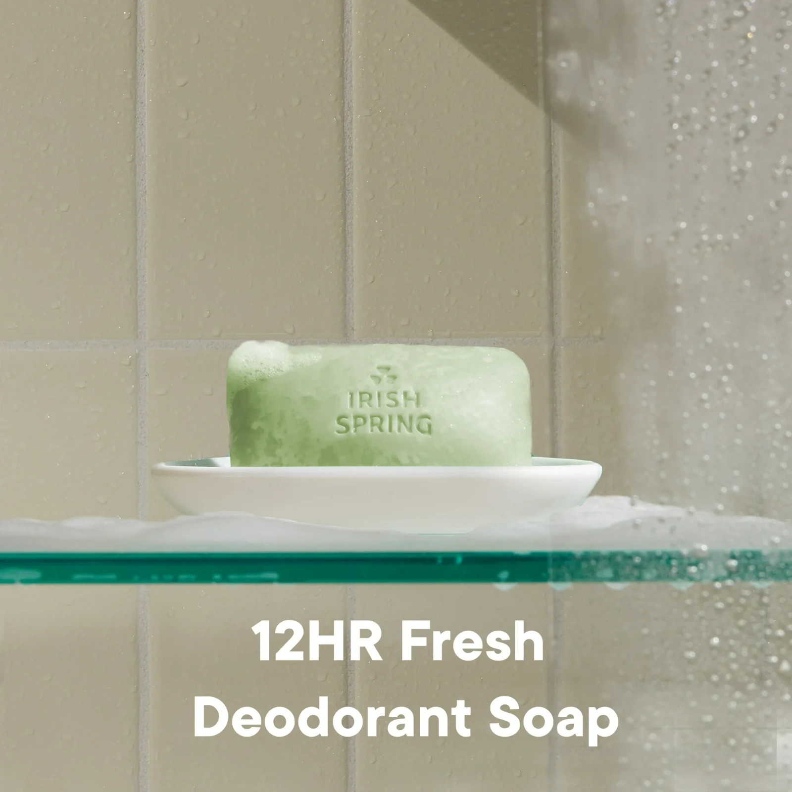 Irish Spring Aloe Mist Deodorant Bar Soap for Men – 8 Pack (3.7 oz Each)