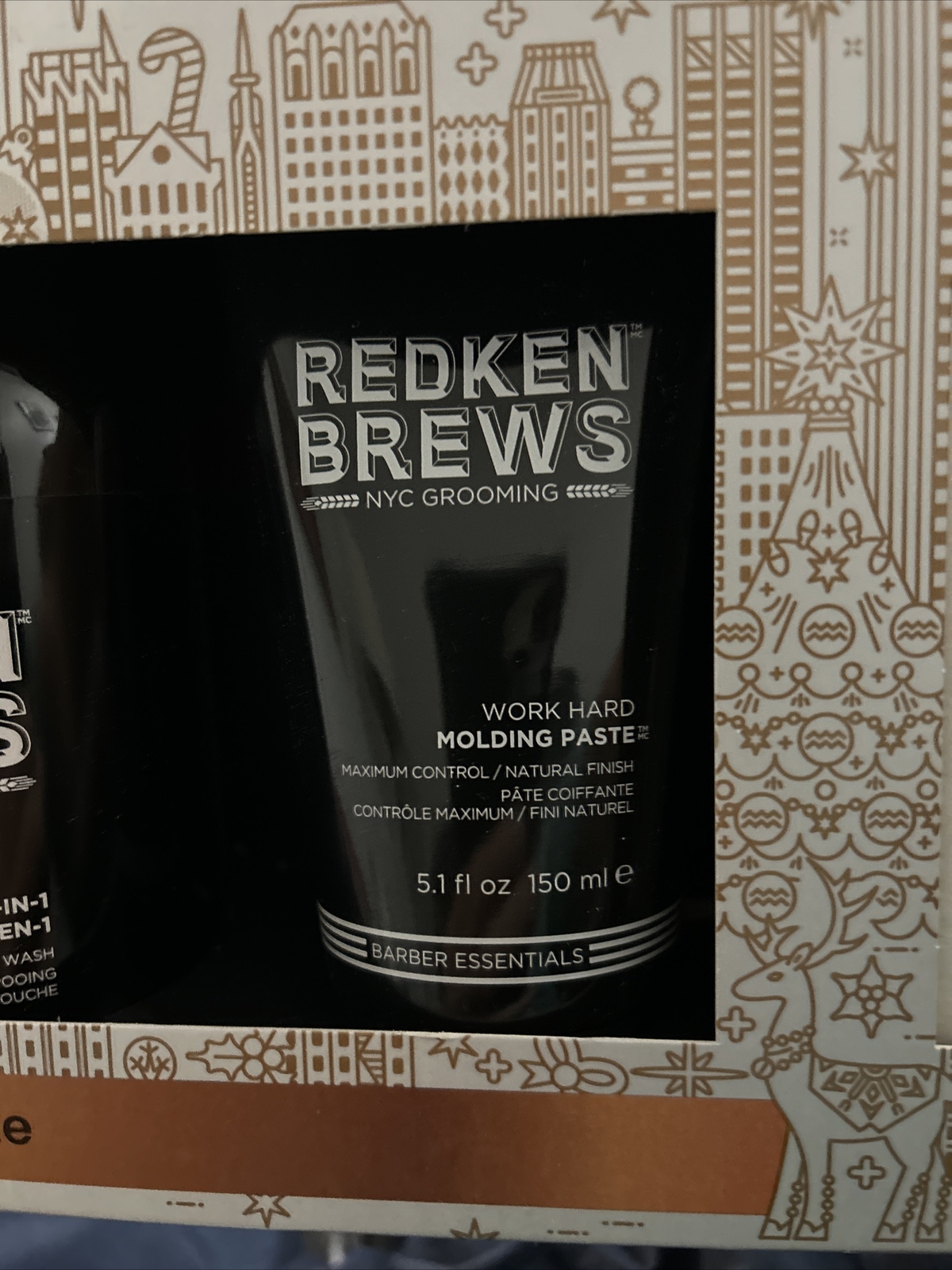 K) Brews GIFT SET 3-in-1 Shampoo 10oz + Molding Paste + Cleanse Bar Soap 5oz