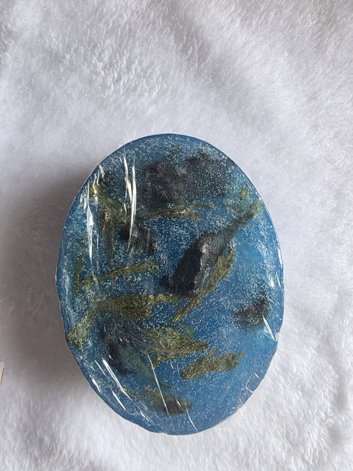 Angel de Luz Divina Blue Body Bar Soap Spiritual Elevation Protection Herbs