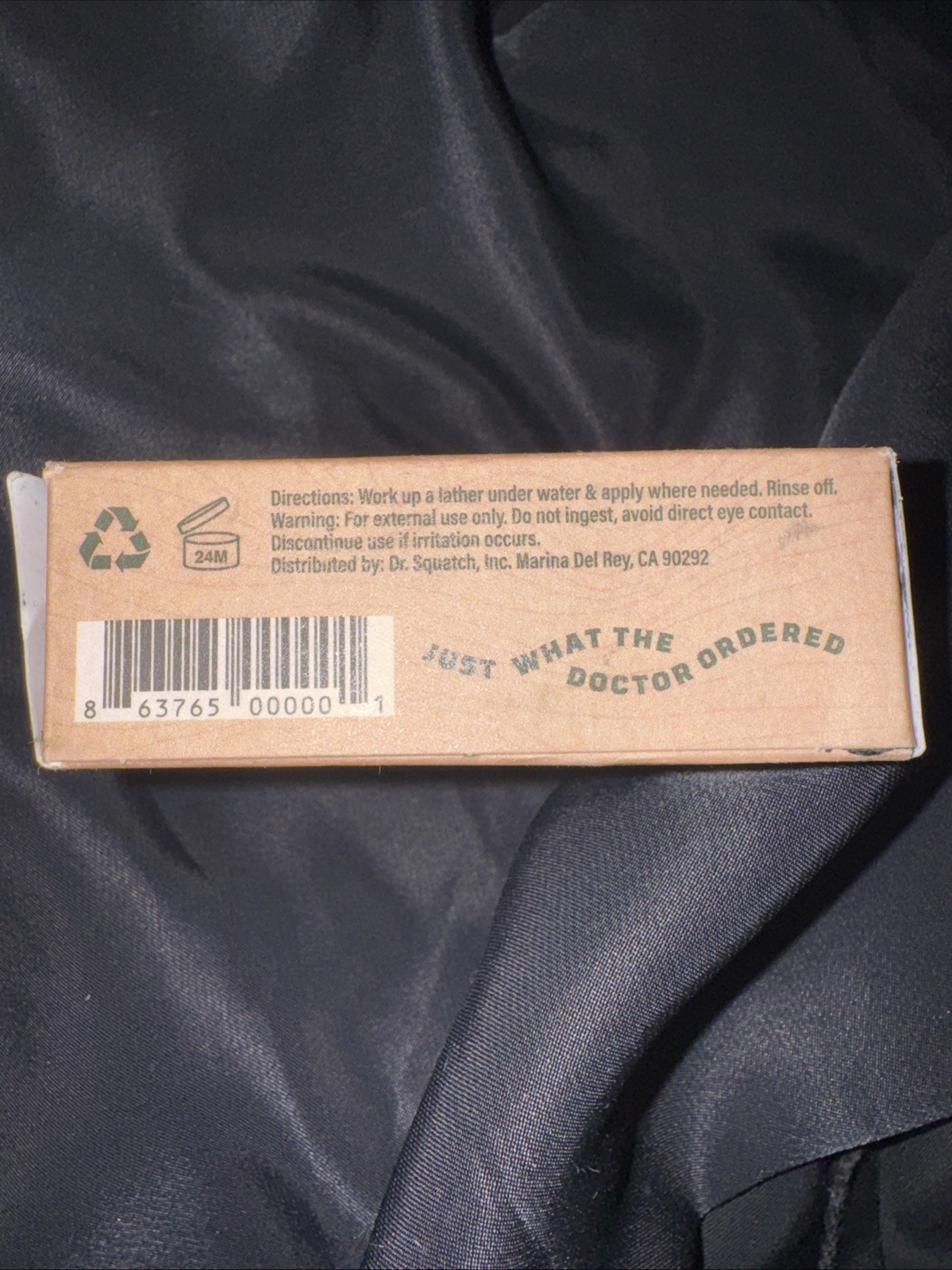 New Dr. Squatch Men’s Natural Pine Tar Bar Soap Heavy Grit 5 oz Oatmeal & Sand