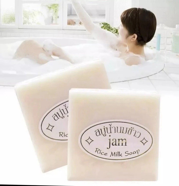 Thai Rice Milk Collagen Soap Perfect Acne Hydrates Skin Set Of 4
