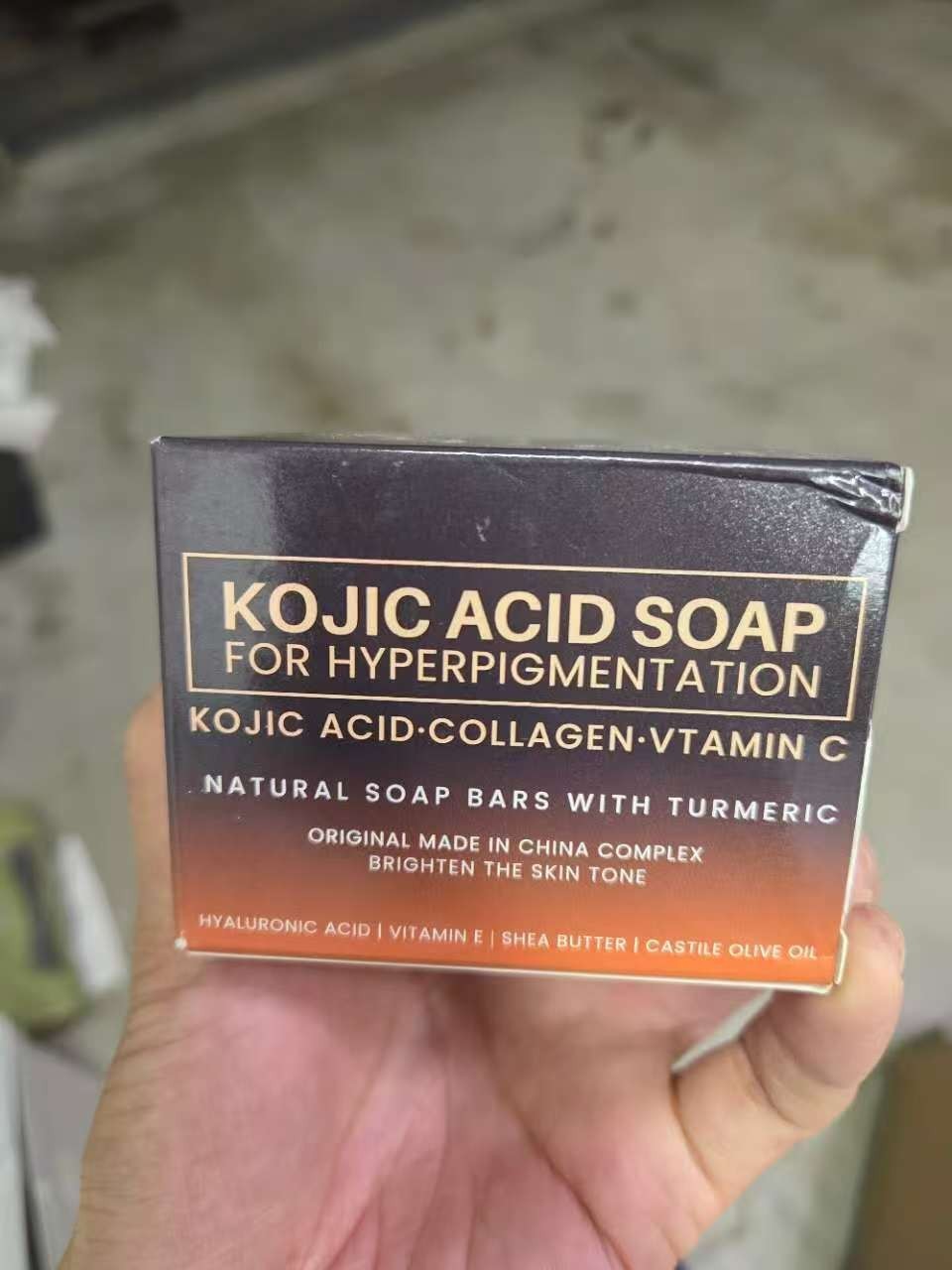 2 Pack Kojic Acid Soap Removing Dark Spots with Vitamin C 100g/Pack