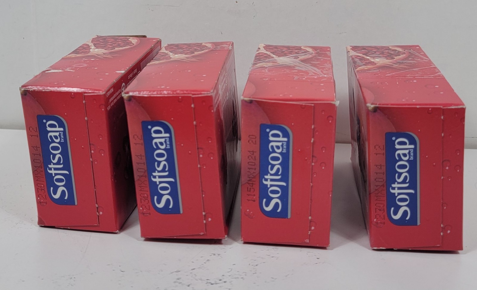 SOFTSOAP DISCONTINUED JUICY POMEGRANATE MANGO (LOT OF 4) SOAP BARS *READ FULLY*