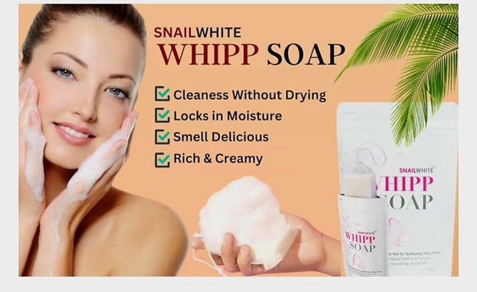 100g x 4 Snail White Whipp Soap Bar Namu Life For White Clear Firm Youthful Skin