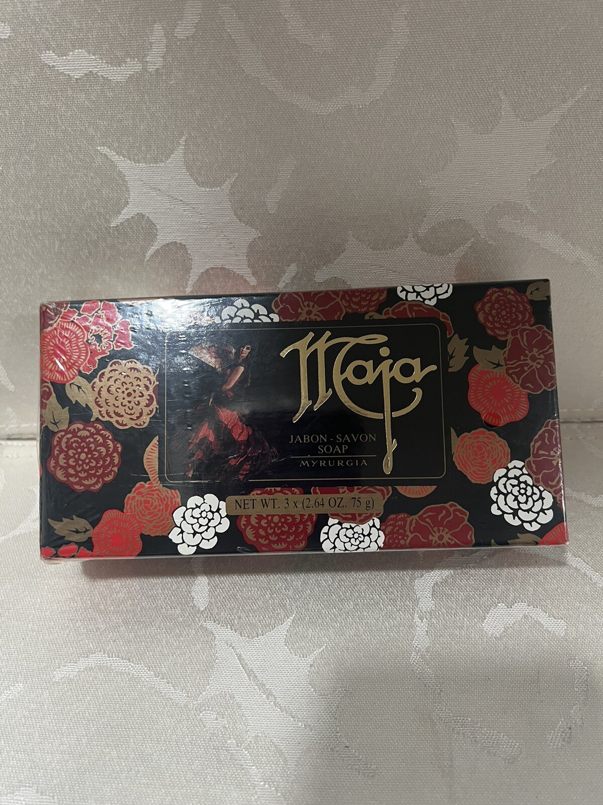 Vintage Myrurgia Maja Soap 3 Bars 2.6 Oz. Each Made In Spain