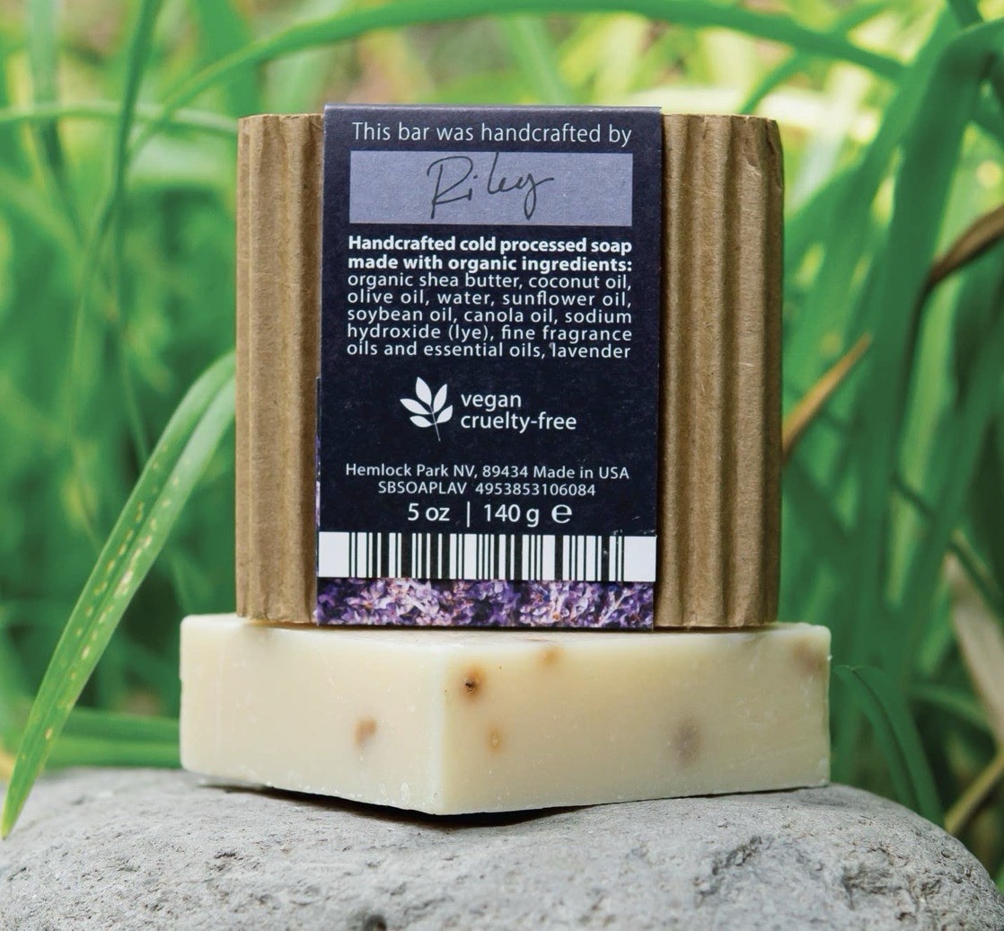 Lavender Soap Bars, Vegan Lot Of Two, Free Shipping