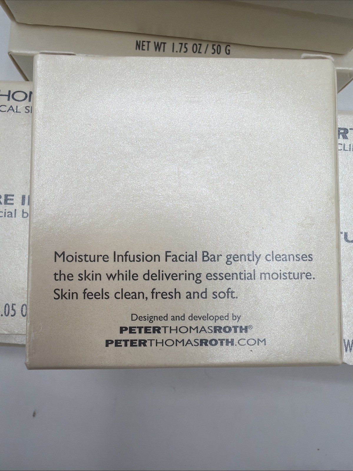 Peter Thomas Roth Lot of 3 Massaging Bar 1.23 oz and 5 Moisture Infusion 1.05 oz