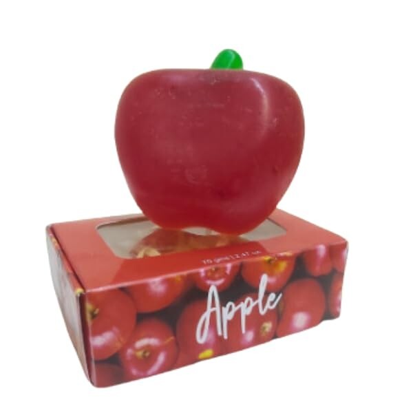 FORGANIK Apple Shape Moisturizing Handmade Soap Pack of 1 For Men & Women 100 Gm