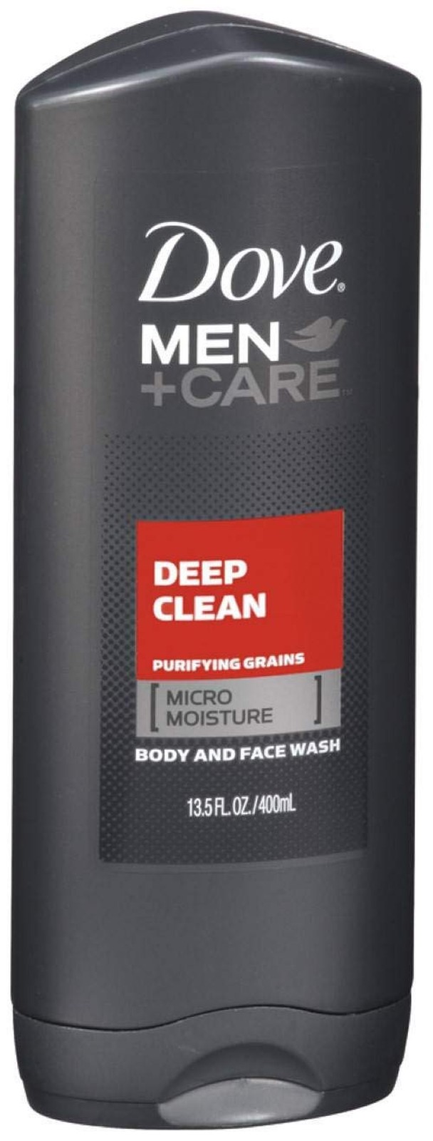Dove Men+Care Body & Face Wash, Deep Clean, 13.5 Fl Oz (Pack of 6)